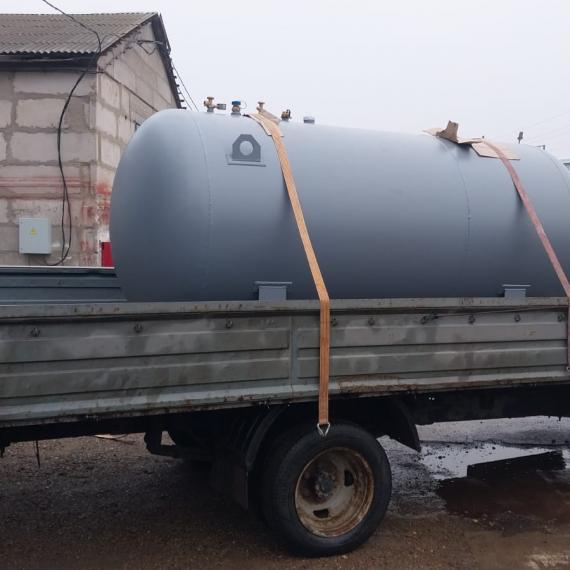 Подключение газгольдера