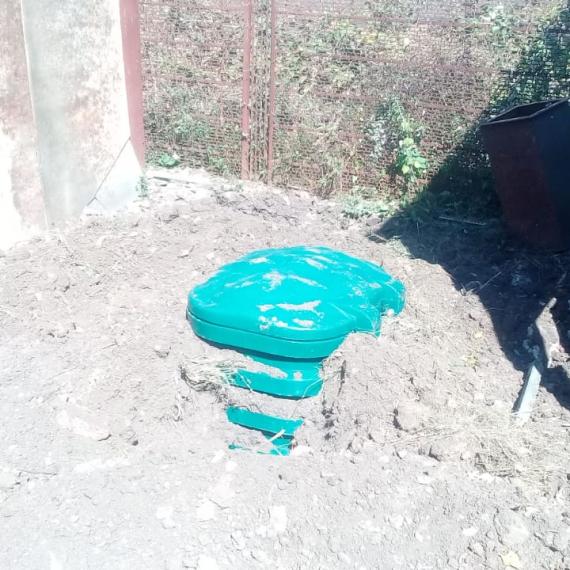 Закопанный газгольдер