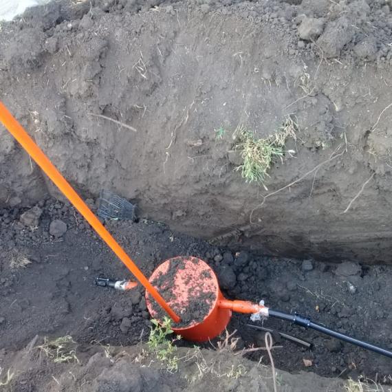 Траншея для газгольдера