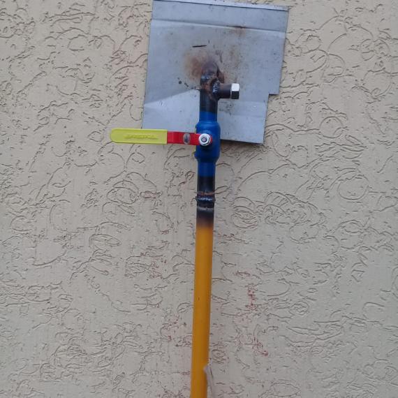 Ввод газа в дом