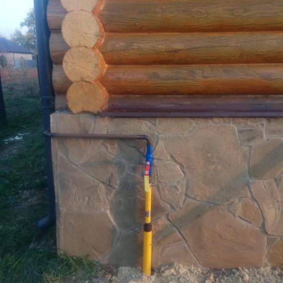 Ввод газа в дом
