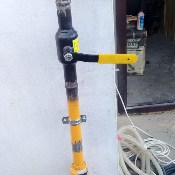 Подключение газгольдера